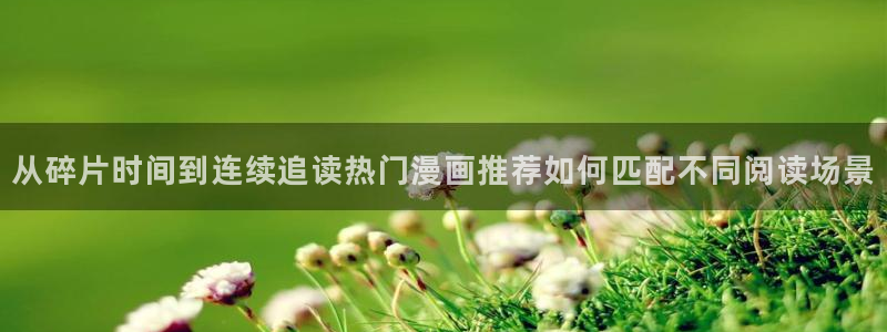 梦漫漫画青年漫画：从碎片时间到连续追读热门漫画推荐如何匹配不同阅读场景